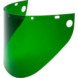 Faceshield Visor, Uncoated, Propionate, Dark Green
