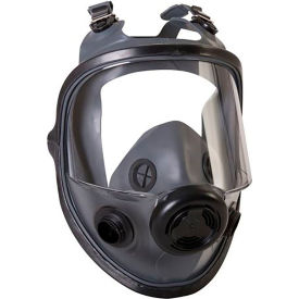 Full Facepiece Respirator with 4 Strap Headband & Dual Cartridge Connectors