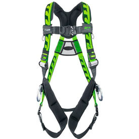 AirCore Stretchable Harness with Back D-Ring, Quick Connect, Universal, Green