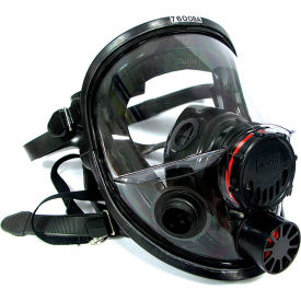 7600 Full Facepiece Respirator w/ 5 Strap Headband & Dual Cartridge Connectors, M/L