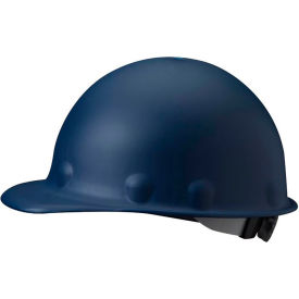 Roughneck P2A Front Brim Hard Hat, 8 pt. Ratchet Suspension, Type 1, Class C & G, Blue