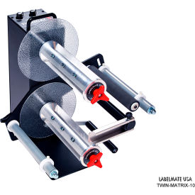 In-Line Matrix Removal Rewinder For Up To 10-1/2"W Media Capacity & 8-5/8" Roll Dia.