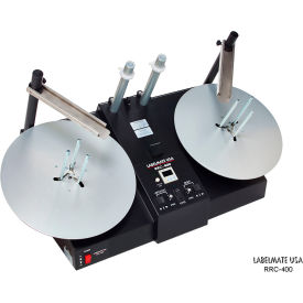 Large-Form Reel-To-Reel Counter with 2 Adjustable Core-Holders For Up To 16" Roll Dia.