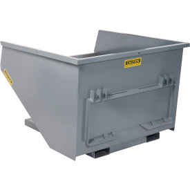 Light Duty Quick Attach Hopper, 2 Cu. Yd., 3000 lb. Capacity, Gray