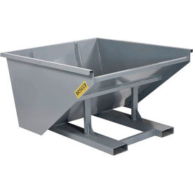 Heavy Duty Quick Attach Hopper, 1-1/2 Cu. Yd., 4000 lb. Capacity, Gray