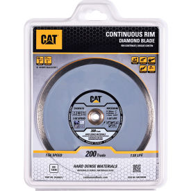 200 Trade Continuous Rim Diamond Blade, 7" x 3/16"T x 1" Center Hole Dia.