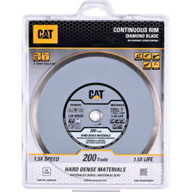 200 Trade Continuous Rim Diamond Blade, 10" Dia. x 3/16"T x 1" Center Hole Dia.