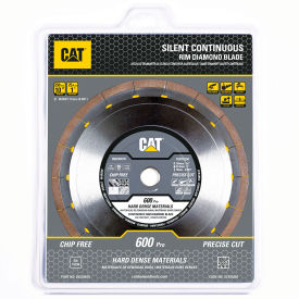 600 Pro Continuous Rim Diamond Blade, 10" Dia. x 3/16"T x 1" Center Hole Dia.