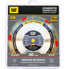 300 Trade Abrasive Materials Diamond Blade, 14" Dia. x 3/16"T x 1+P" Cntr Hole Dia