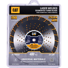 400 Pro Double Laser Welded Diamond Blade, 14" Dia. x 3/16"T x 1+P" Cntr Hole Dia.
