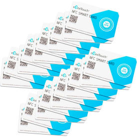 Smart NFC Smartcards, White/Blue, Pack of 20