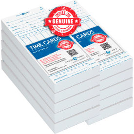 Time Card For Model 3800 Auto Totaling Time Clock, Pack of 1000