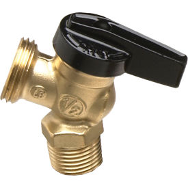 1/4 Turn Boiler Drain Valve, 3/4" MNPT/Sweat