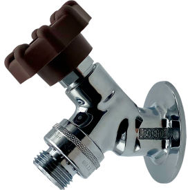 Brass Commercial 1/4 Turn Sillcock Valve with Vacuum Breaker, 1/2" FNPT