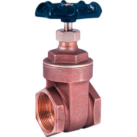 T-408NL Non-Rising Stem Gate Valve, No Lead Brass, 3" Threaded