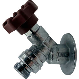 Brass Commercial 1/4 Turn Sillcock Valve with Vacuum Breaker, 3/4" FNPT