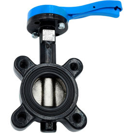 Butterfly Valve with BUNA Seals & 10 Position Handle, 2-1/2" Lug
