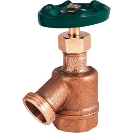 T-543NL LF Brass Bent Nose Garden Valve, 3/4" FNPT