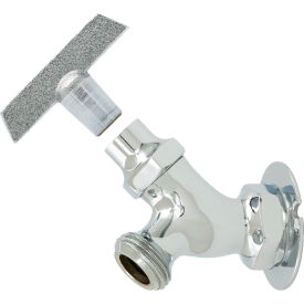 T-546NL LF Brass Commercial Multi-Turn Sillcock Valve with Lockshield, 3/4" FNPT
