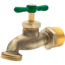T-531NL LF Brass Hose Bibb, 1/2" MNPT
