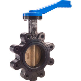 Butterfly Valve with EPDM Seals & 10 Position Handle, 12" Lug