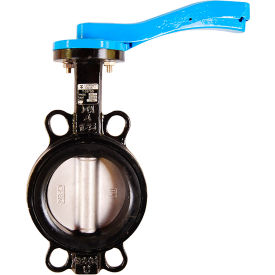 T-335SS Butterfly Valve with EPDM Seals & 10 Position Handle, 12" Wafer