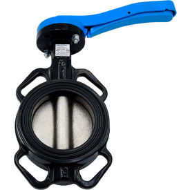 Butterfly Valve with EPDM Seals & 10 Position Handle, 8" Wafer
