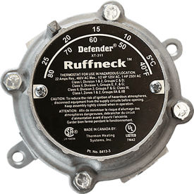 Defender SPDT Explosion Proof HD Thermostat, Heat/Cool Only, 22A