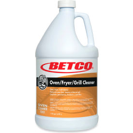 Oven Fryer Grill Cleaner, Characteristic Scent, 1 Gallon Capacity Bottle, 4/Carton