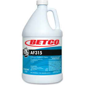 AF315 Disinfectant Cleaner, Citrus Floral Scent, 1 Gallon Capacity Bottle, 4/Carton