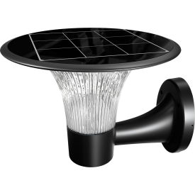 Solar Powered Crystal Diamond LED Color Selectable Flood Light, 15W, 2200 LM, Black