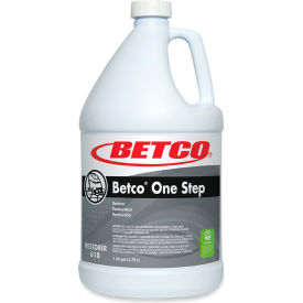 One Step Floor Restorer, Lemon Scent, 1 Gallon Capacity Bottle, 4/Carton
