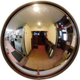 Round Acrylic Convex Mirror, Indoor, 16" Diameter, 180 Degree Viewing Angle