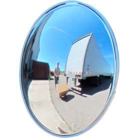 Round Acrylic Convex Mirror, Indoor, 24" Diameter, 180 Degree Viewing Angle