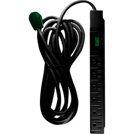Power Strip, 6 Outlets, 15A, 1200 Joules, 15' Cord