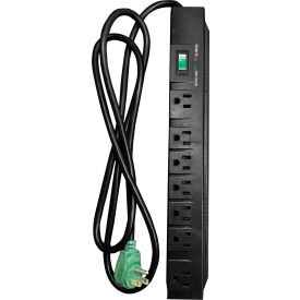 Surge Protected Power Strip, 7 Outlets, 15A, 1200 Joules, 6' Cord