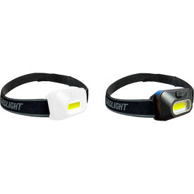 Power COB LED Head Light, 240 Lumens, Black/White