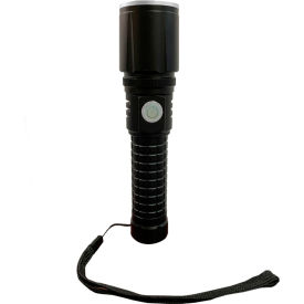 Power Zoomie 2.0 Rechargeable Flashlight, 1200 Lumens, Black
