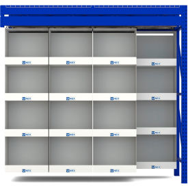 SpeedCell Ready Bay Pick Rack, Add-On, XX-Large, 96"W x 42"D x 96"H, Blue/White