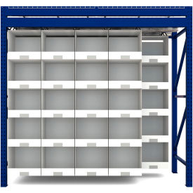 SpeedCell Ready Bay Pick Rack, Starter, X-Large, 96"W x 42"D x 96"H, Blue/White