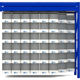 SpeedCell Ready Bay Pick Rack, Add-On, Medium, 96"W x 42"D x 96"H, Blue/White