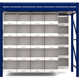 SpeedCell Ready Bay Pick Rack, Starter, Large, 96"W x 42"D x 96"H, Blue/White