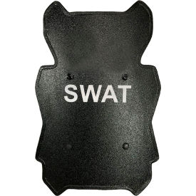 SWAT Ballistic Shield, Level III-A, 30"L x 20-1/2"W, Black
