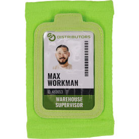 Squids 3388 Wrist ID/Badge Holder, One Size, Lime