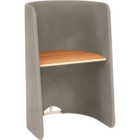 Roam Touchdown Workstation, 33"W x 30"D x 51-1/2"H, Dark Gray