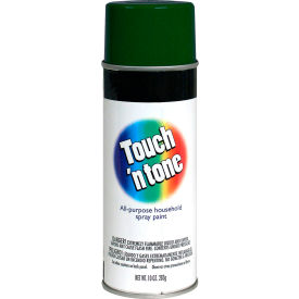 Touch 'n Tone Spray Paint, 10 oz. Aerosol Can, Gloss Hunter Green