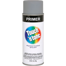 Touch 'n Tone Spray Primer, 10 oz. Aerosol Can, Flat Gray