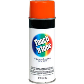 Touch 'n Tone Spray Paint, 10 oz. Aerosol Can, Gloss Orange