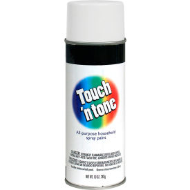 Touch 'n Tone Spray Paint, 10 oz. Aerosol Can, Flat White