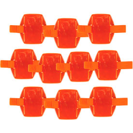 Arm Band ID/Badge Holder, One Size, Orange, Pack of 10